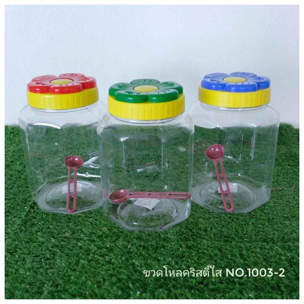 ขวดโหล 1003-2 ดอกไม้ (FW) 9.5*18 cm