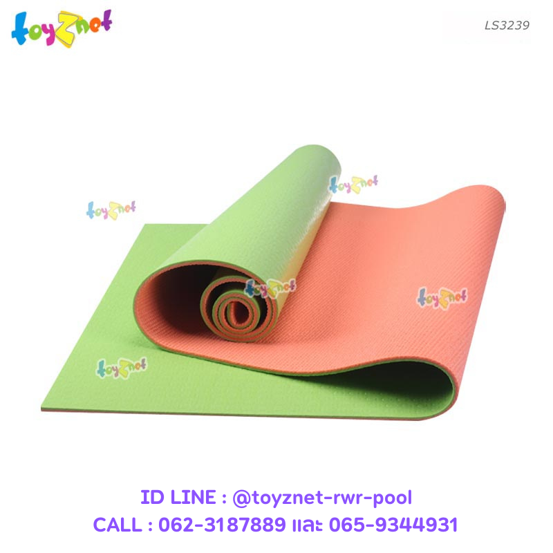 Liveup Double-Colored PVC Yoga Mat 173x61x0.60 cm no.LS3239