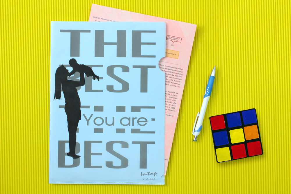 แฟ้มซอง A4 พิมพ์ลาย Love