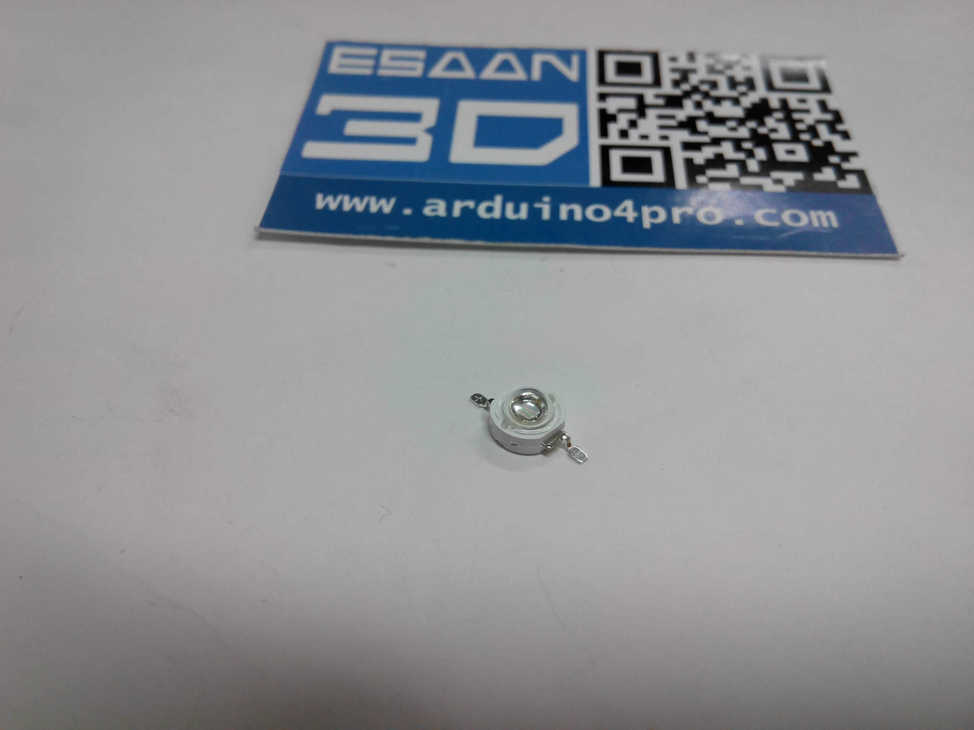 3W power LED แสงสีน้ำเงิน แรงดัน 3.2-3.4V อัตราความสว่าง 240-280LM