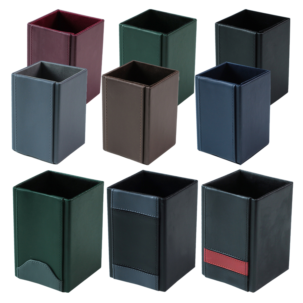 Leather Desk Stationery Box