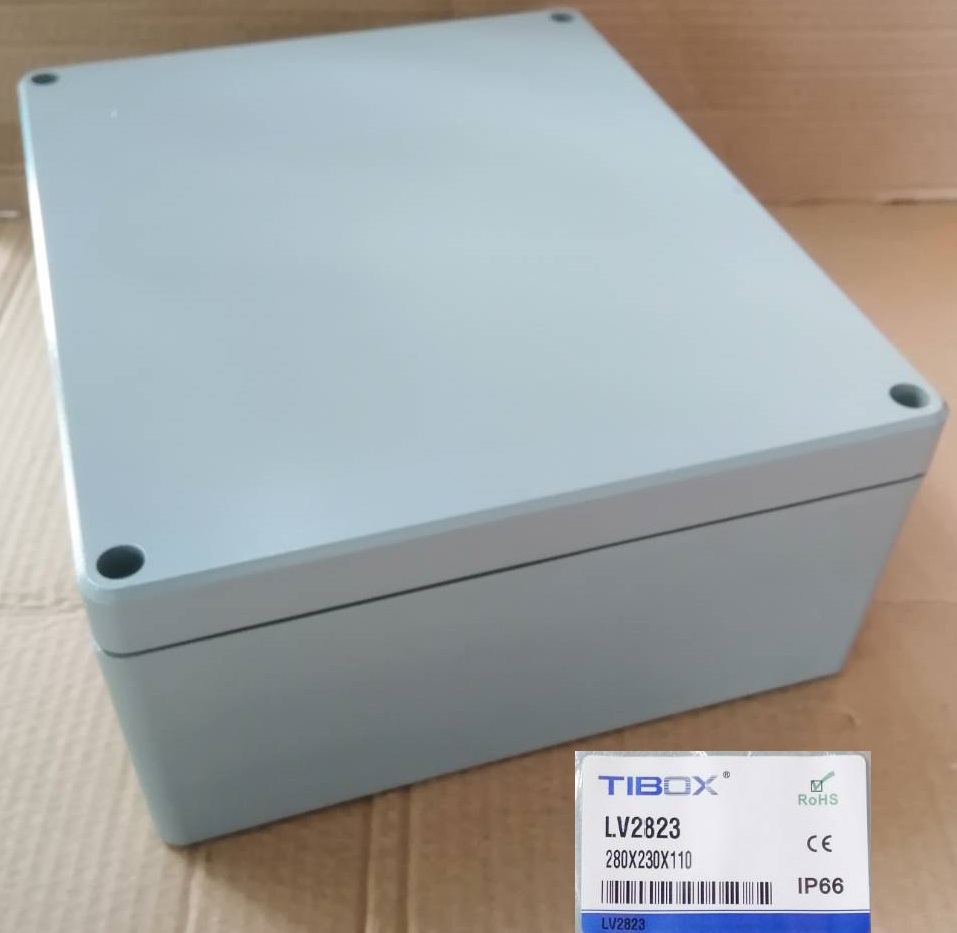 Tibox LV2823 กล่องอลูมิเนียม 280x230x110mm (outer)