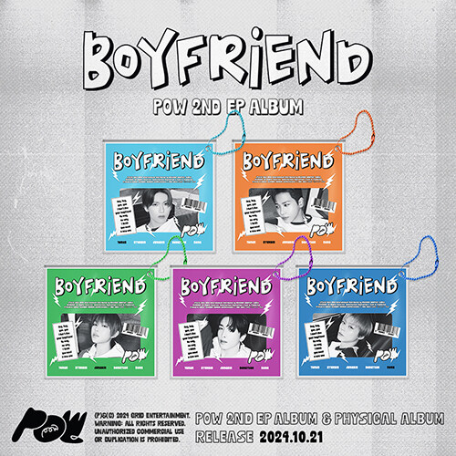 [PRE-ORDER] POW - 2nd EP Album "BOYFRIEND"