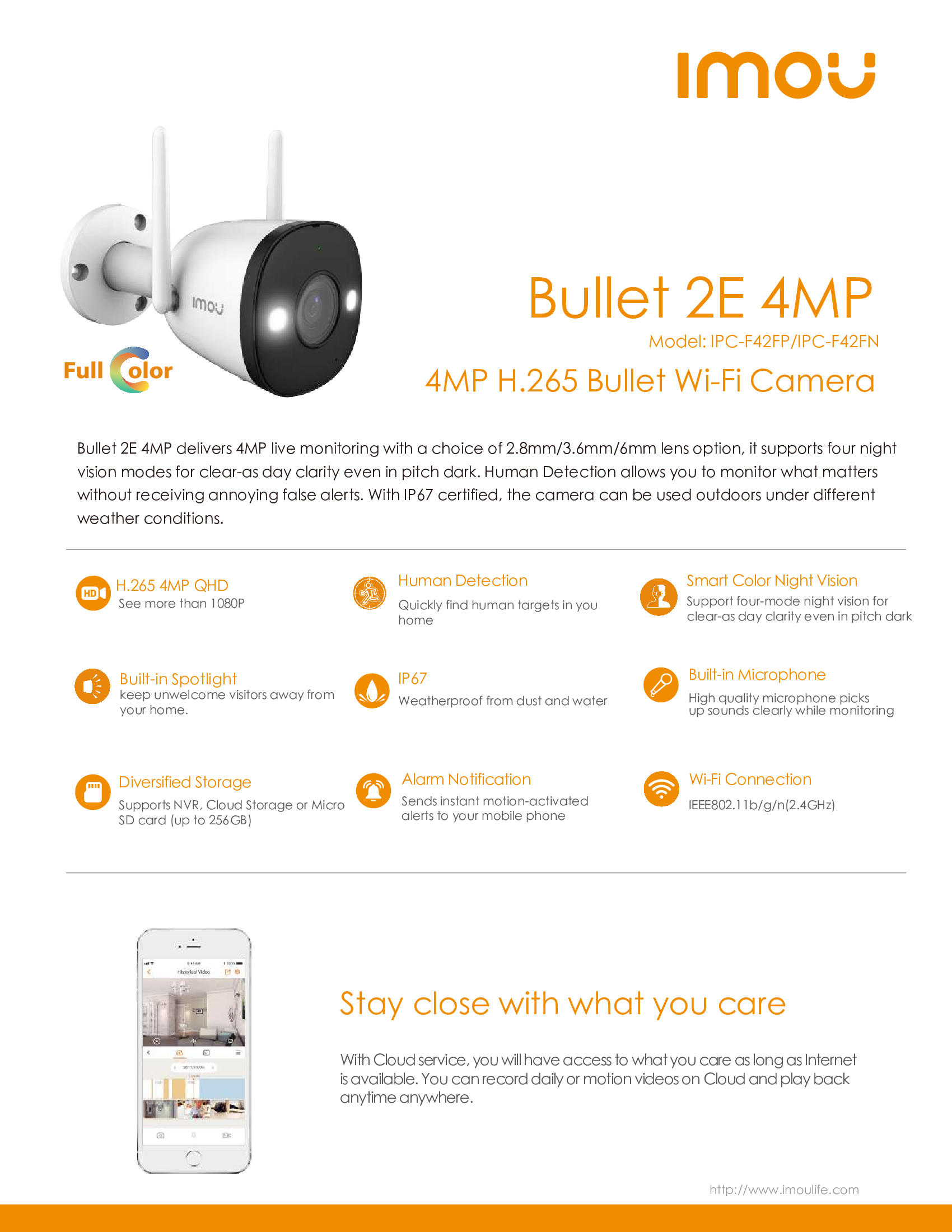 IMOU Bullet 2E 4MP