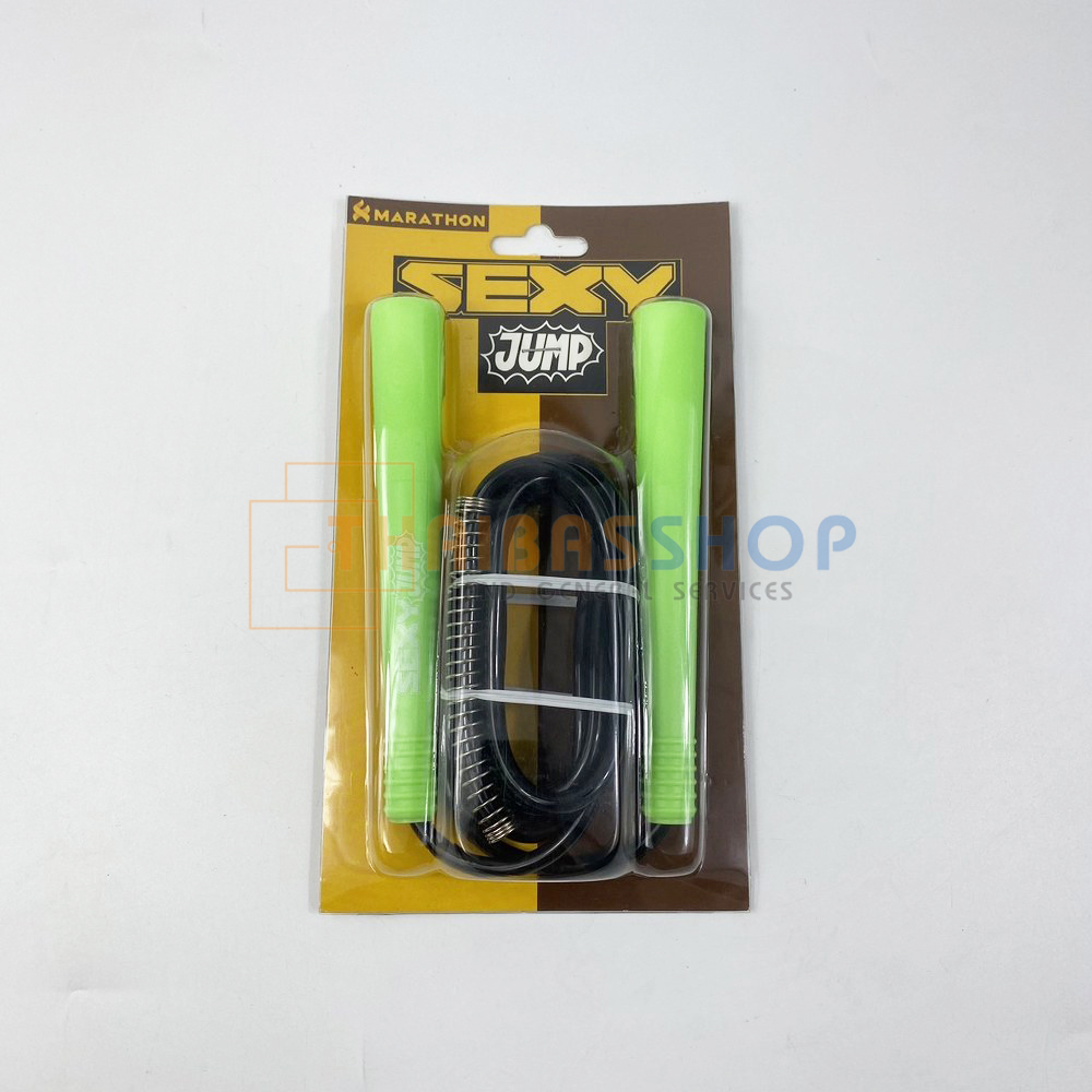 (ของแท้ 100%) ปรับสั้นยาวได้ เชือกกระโดด ที่กระโดดเชือก Marathon รุ่น Sexy Jump เชือกกระโดดมีสปริง