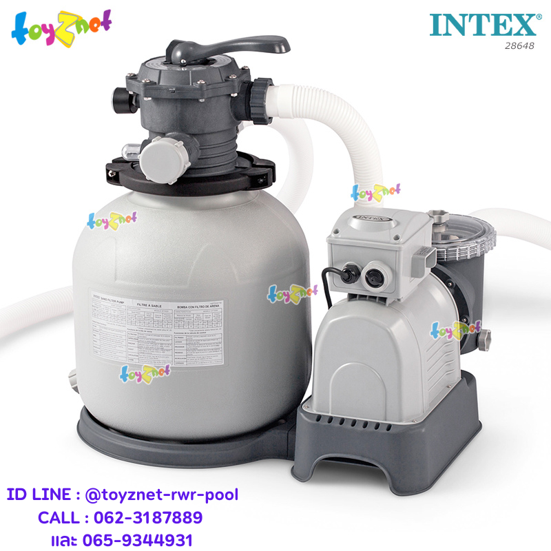Intex Sand Filter Pump 10,500 L/hr (24-32ft Pools) no.28648