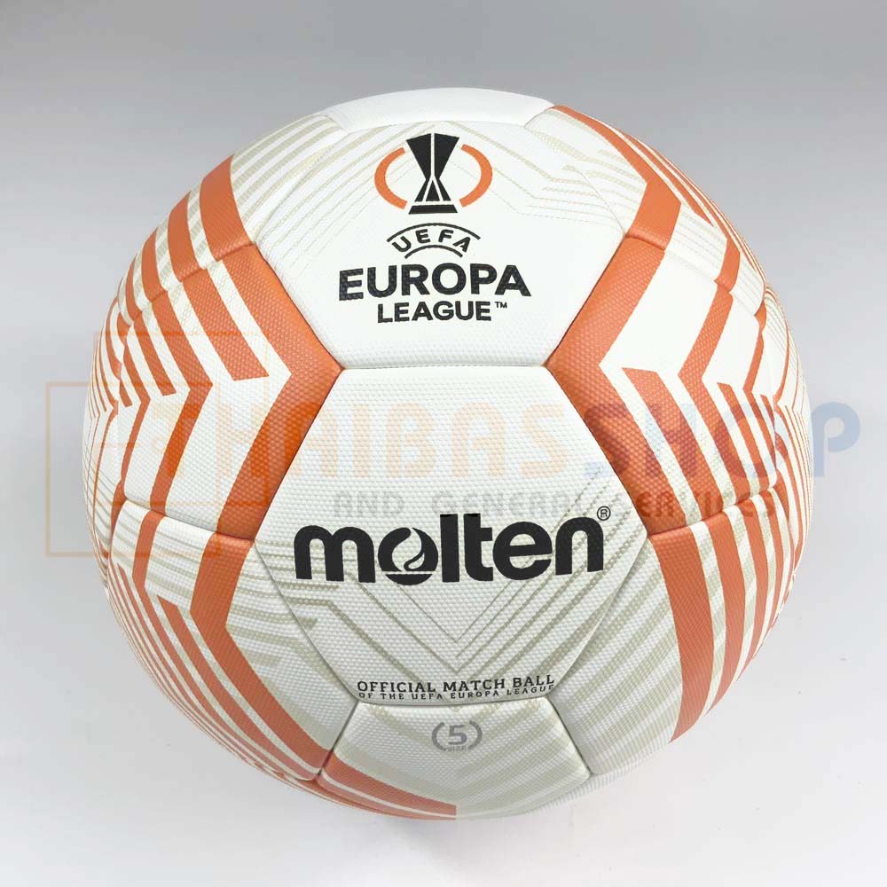 ลูกฟุตบอล ลูกบอล Molten F5U5000-23 ของแท้ ฟุตบอลหนัง PU หนังเย็บ เบอร์ 5 ตัว top Official Match ball ยูโรป้าล่าสุด (ของแท้ 100%)