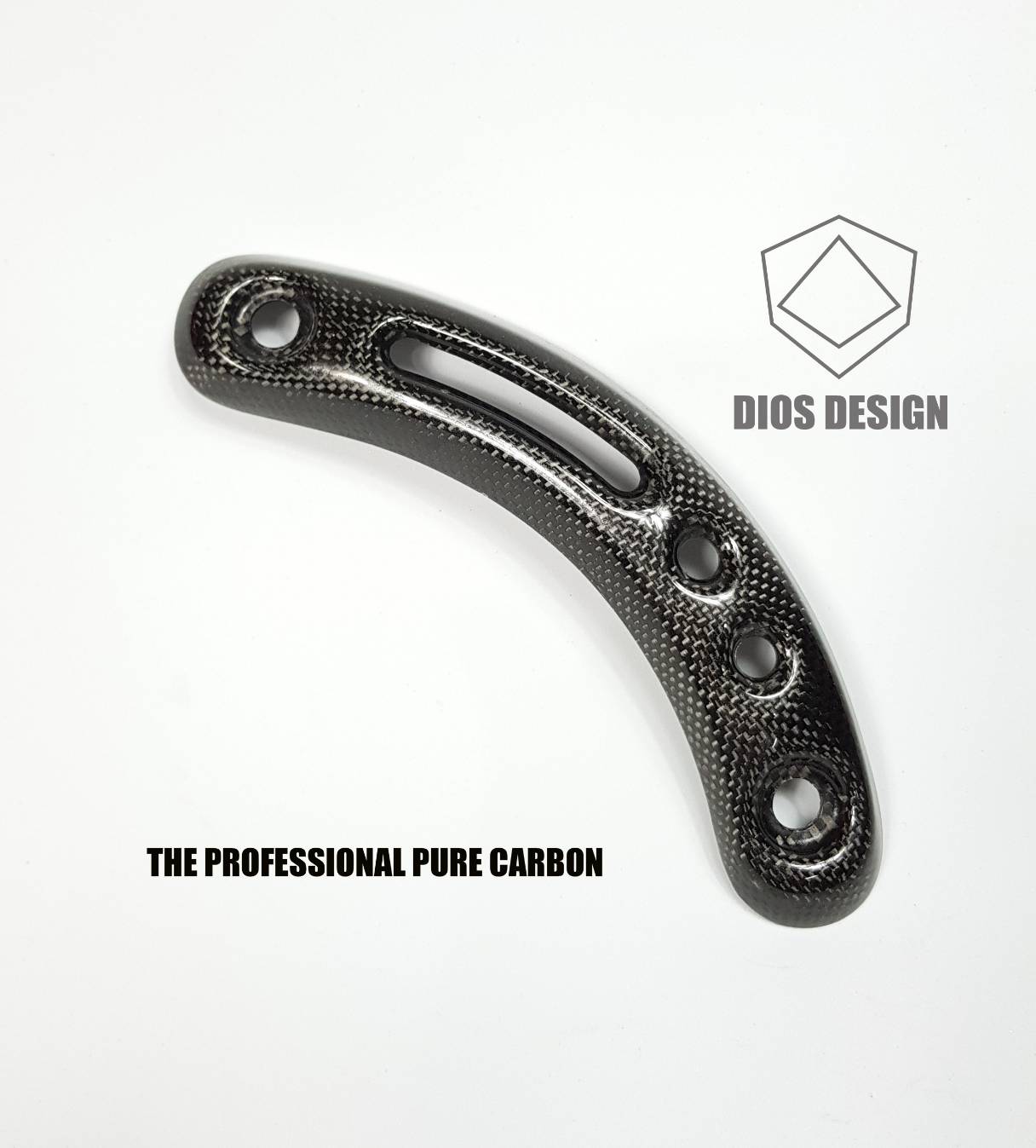 การ์ดบังคอท่อแต่ง Dios design for honda Monkey125 เพียวคาร์บอน ราคา 1500 บาท
