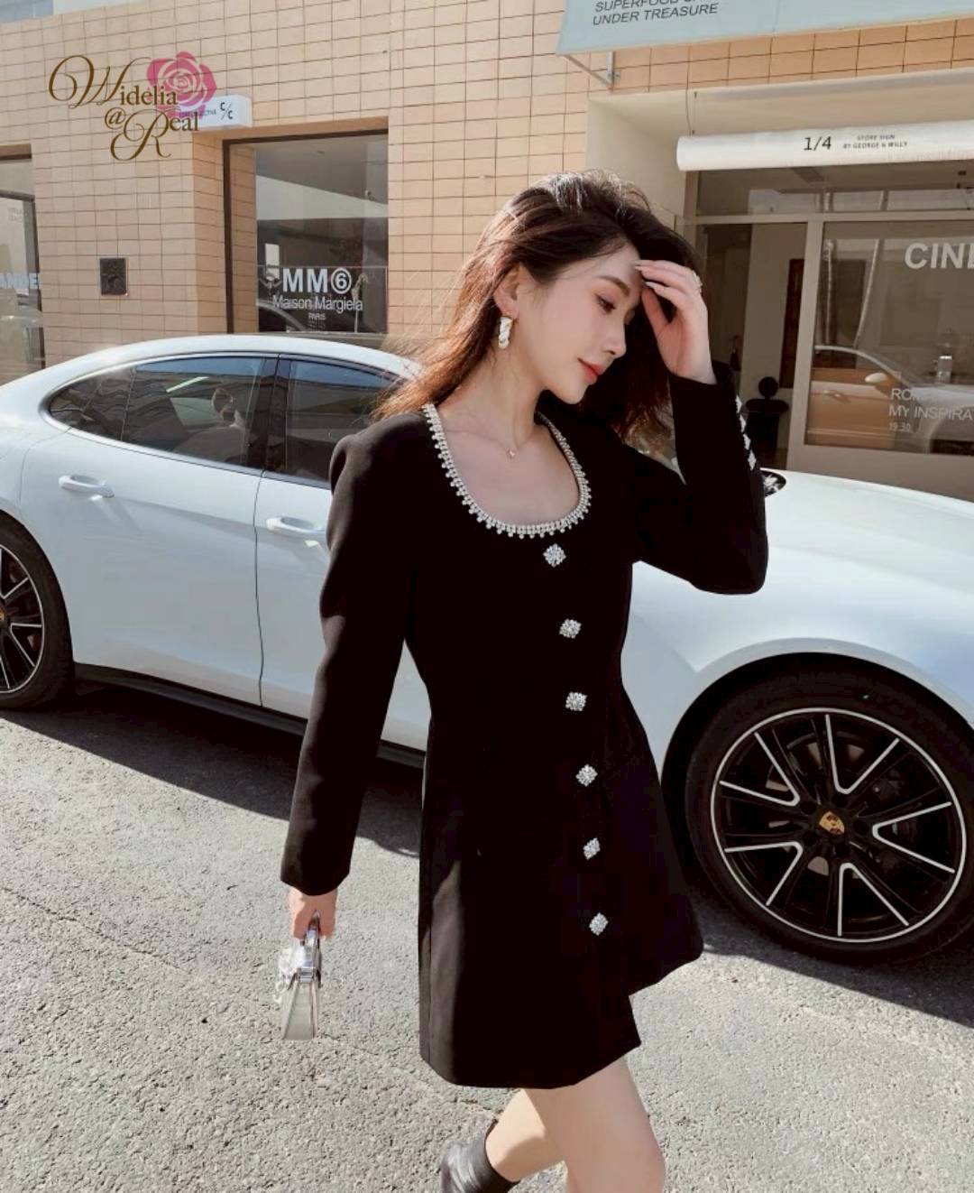 Korea Dress เดรสสั้น ตัวสวย งานดี งานเก๋ ใส่ง่าย แขนยาว