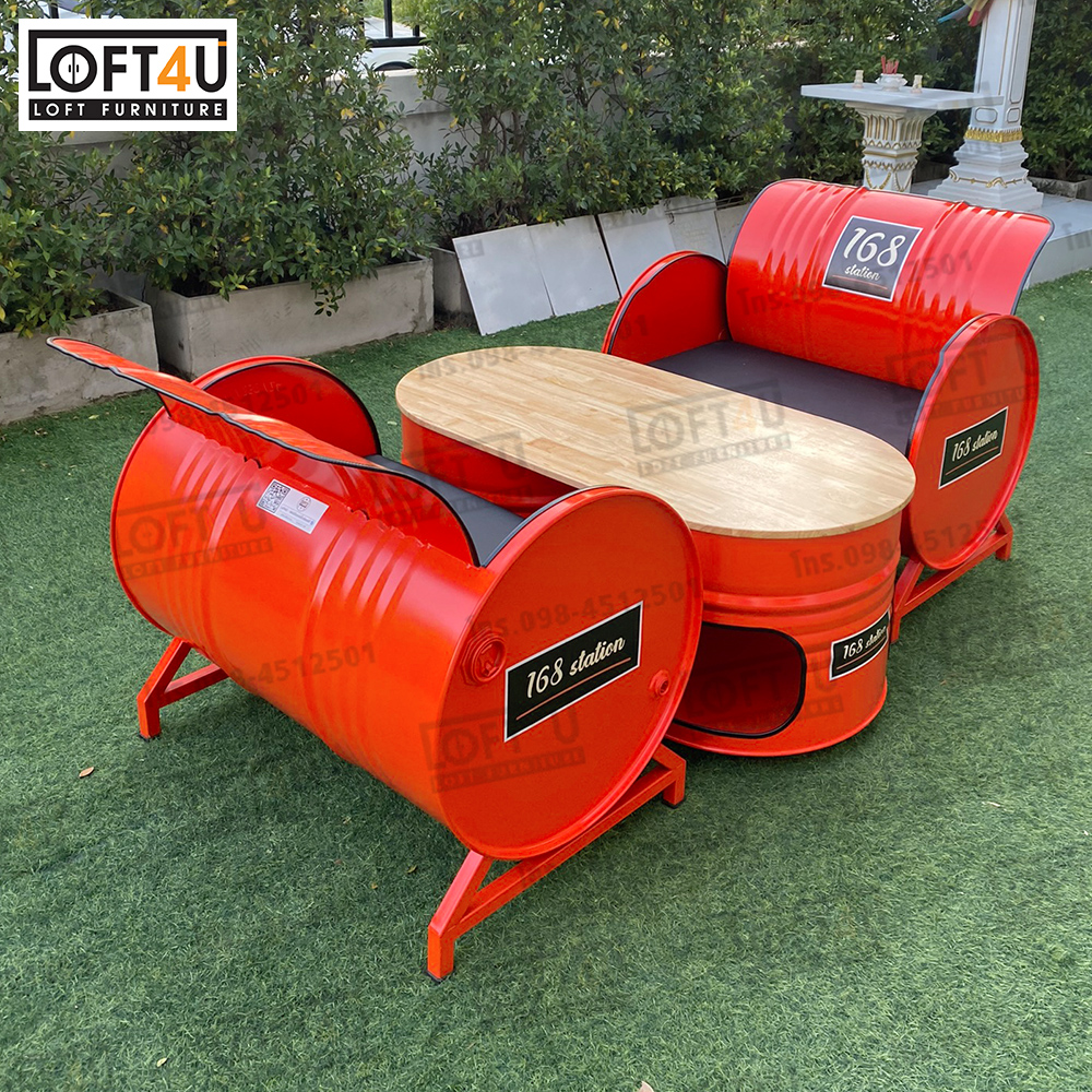 โซฟารับแขก Sofa Table Set : leather cushion / 2-4 seats