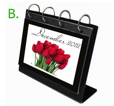 ปฏิทินตั้งโต๊ะอะครีลิค ทุกขนาด