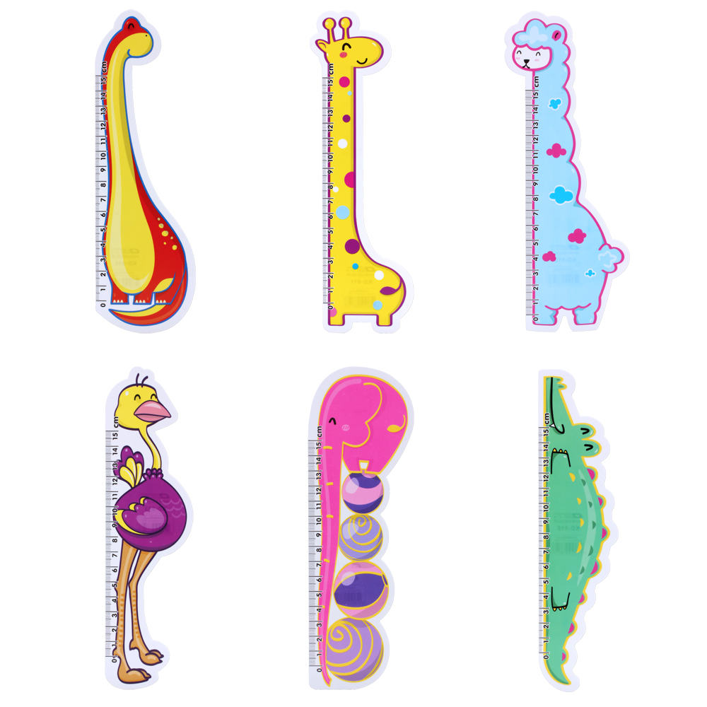 Cute Animals Bookmarks Rulers