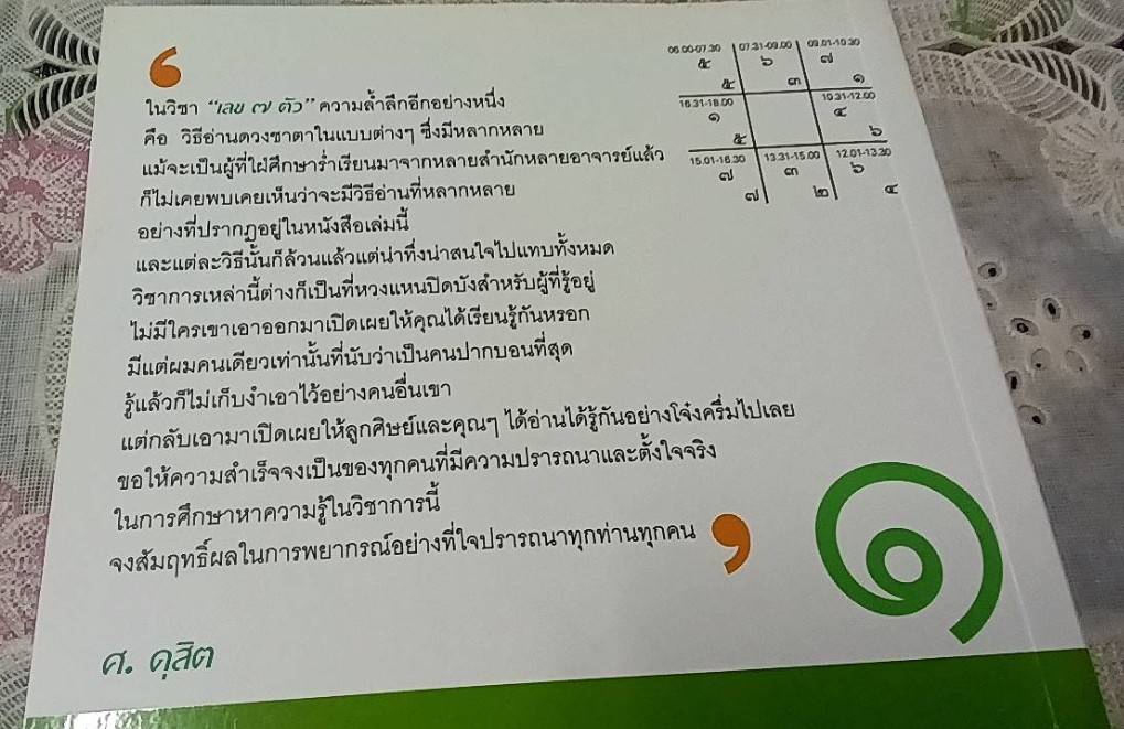 เลข 7 ตัวมหัศจรรย์ ภาคเคล็ดวิธีอ่านชาตา (เล่ม 4 )