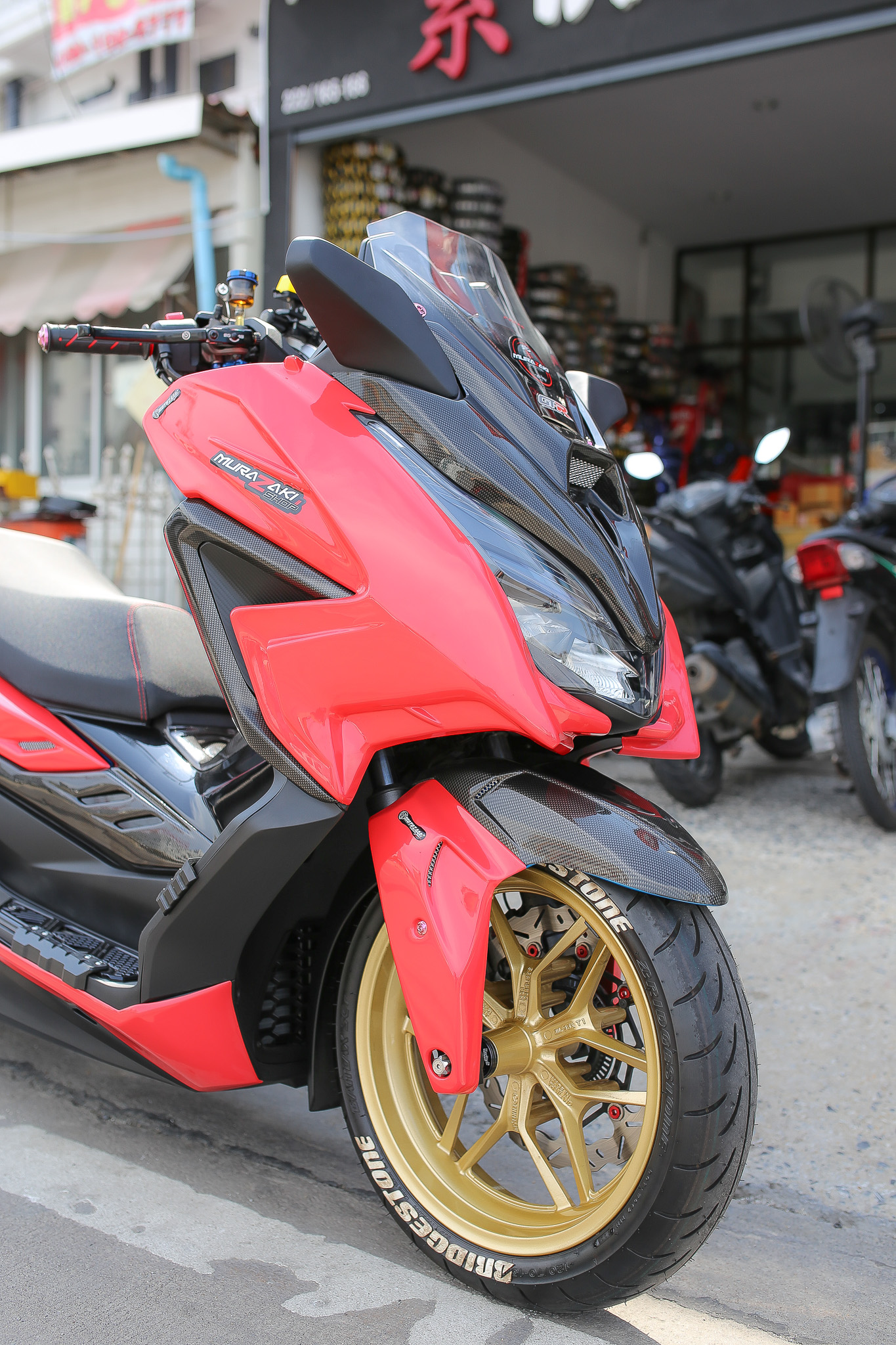 หูกระจกซิ่ง FORZA 350 ใส่300แปลงได้