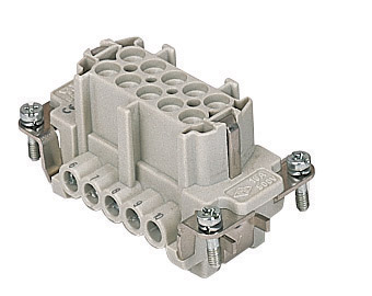 ILME รุ่น CNEF 10 T Female Insert heavy duty connector 10P 16A 500V size 57.27