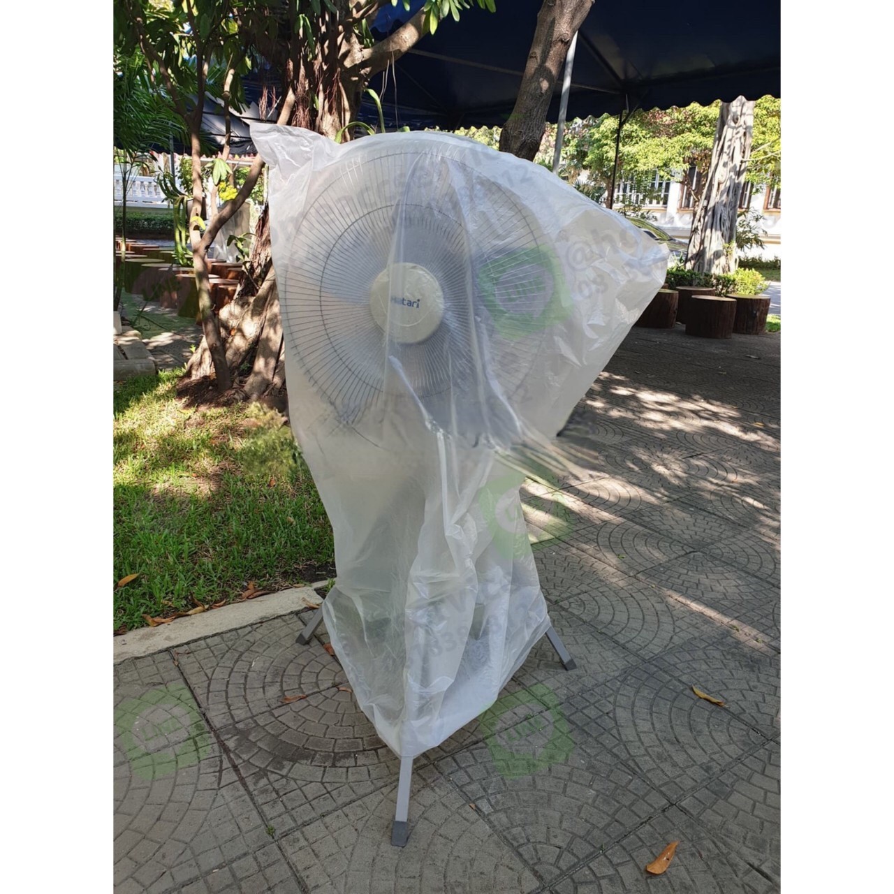 ถุงพลาสติกขนาดใหญ่ 40x60 นิ้ว 80ไมครอน เนื้อ HD (กว้าง 1เมตร ยาว 1.5เมตร) 1 แพค 9 ใบ บรรจุน้ำ ได้ 300 ลิตร 1 ชิ้น - Plastic Bag 40x60 " (100x150 cm)