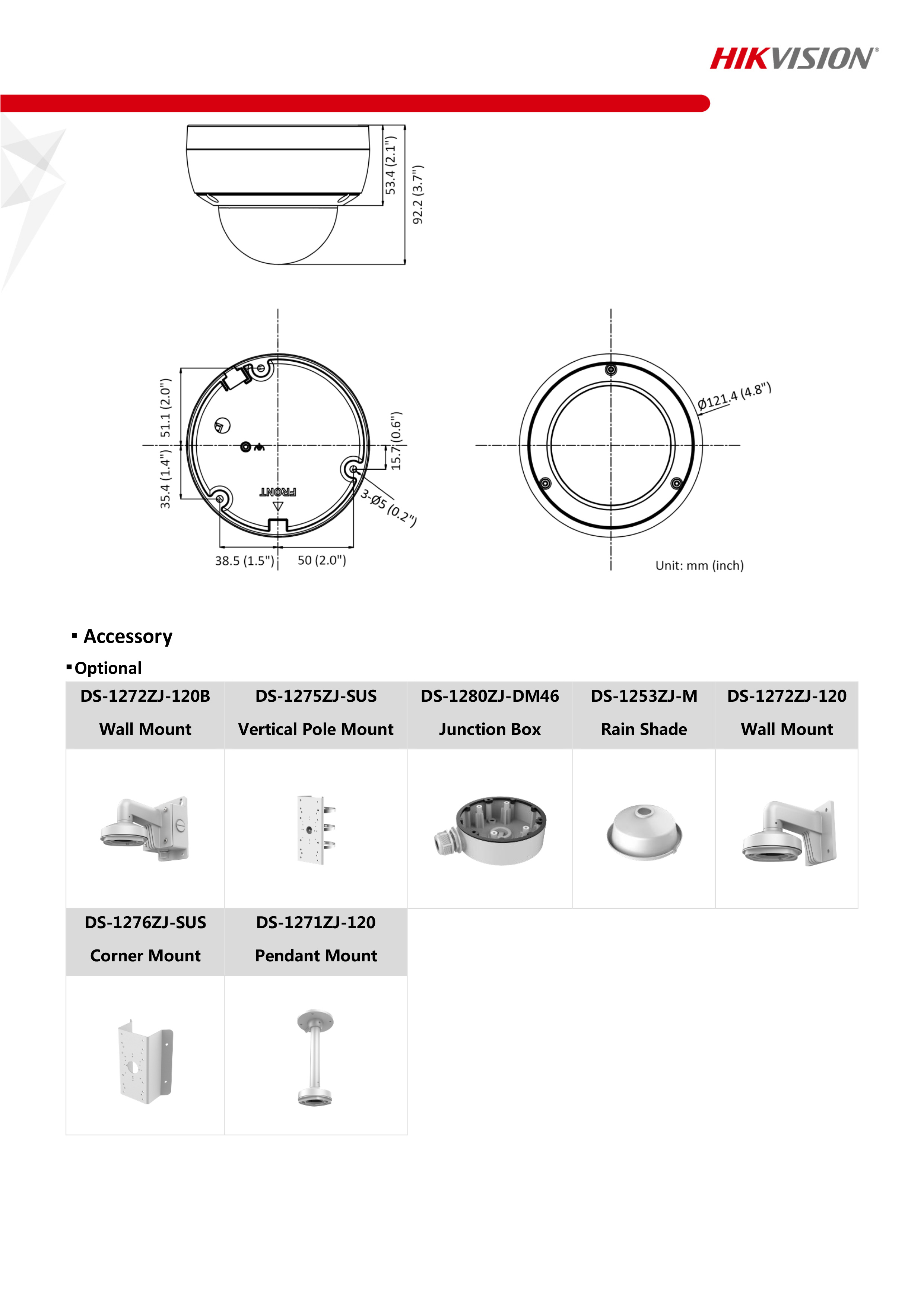 HIKVISION DS-2CD2143G2-IU (2.8 mm.) กล้องวงจรปิดระบบ IP 4 ล้านพิกเซล Accusense มีไมค์ในตัว BY BILLIONAIRE SECURETECH DS-2CD2143G2-IU (2.8 mm.)