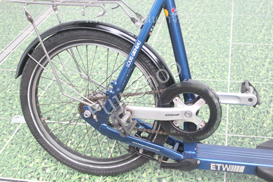 จักรยานญี่ปุ่น - ล้อ 20 นิ้ว - ไม่มีเกียร์ - อลูมิเนียม - Louis Garneau - สีน้ำเงิน [จักรยานมือสอง]