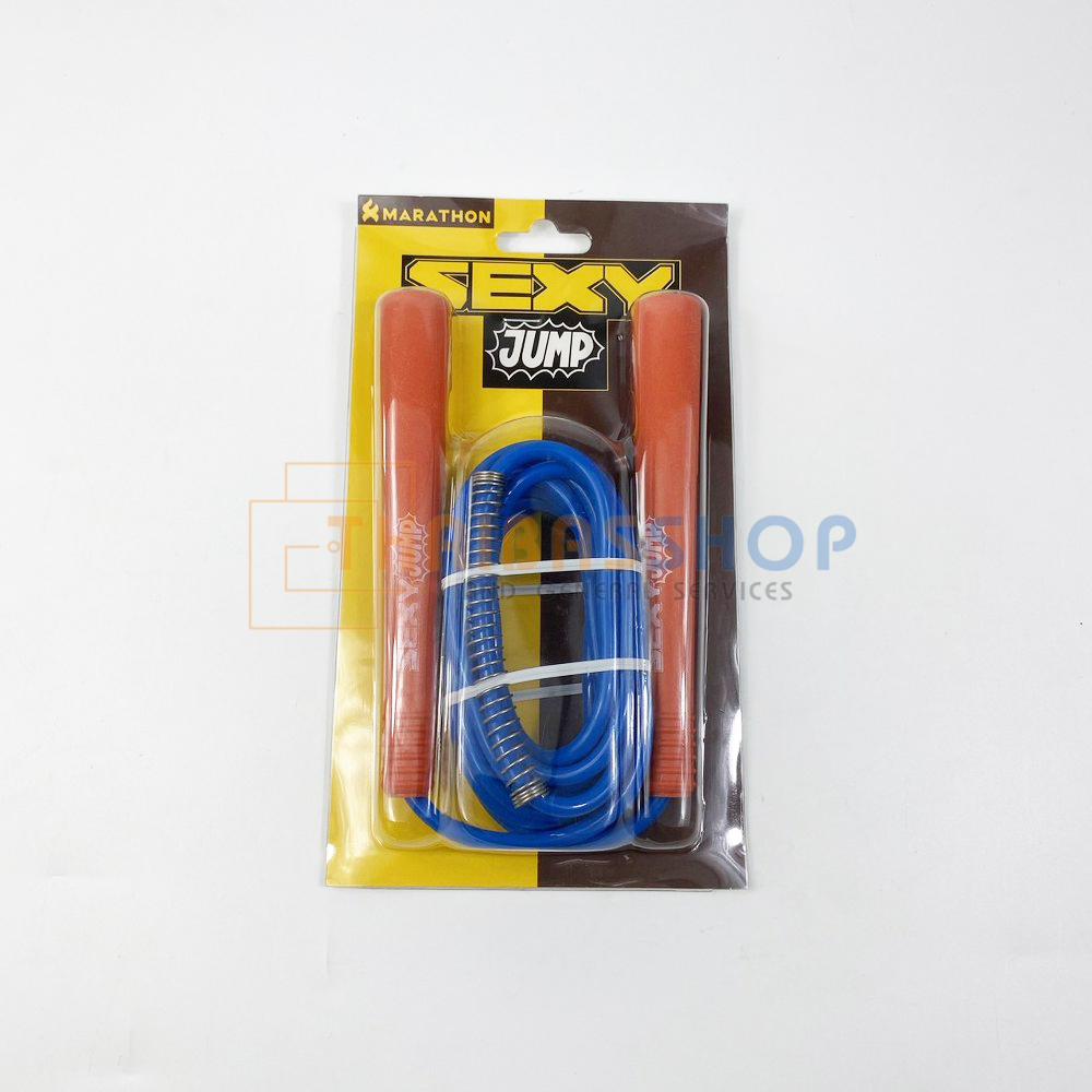 (ของแท้ 100%) ปรับสั้นยาวได้ เชือกกระโดด ที่กระโดดเชือก Marathon รุ่น Sexy Jump เชือกกระโดดมีสปริง