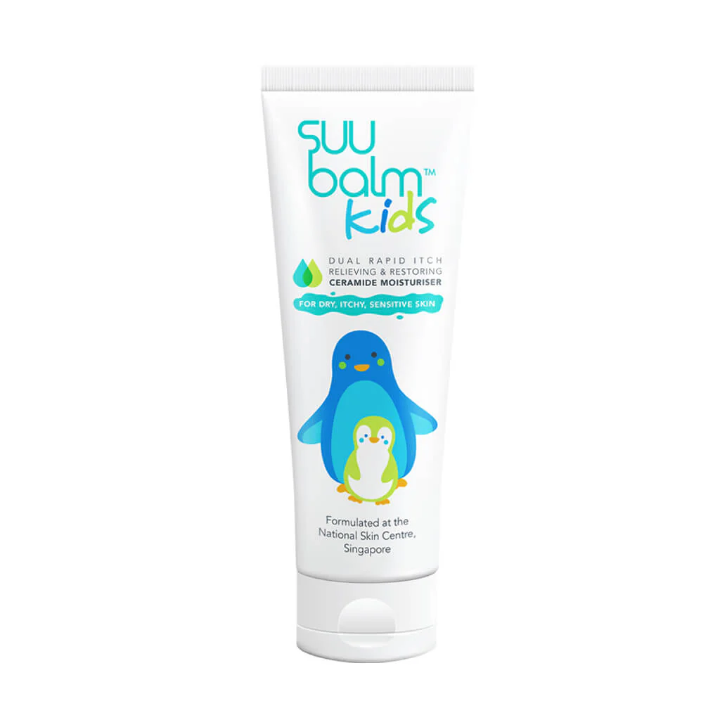 Suu Balm Kids Dual Rapid Itch Relieving & Restoring Ceramide Moisturiser (75ml) โลชั่นดูแลผิวสำหรับเด็ก