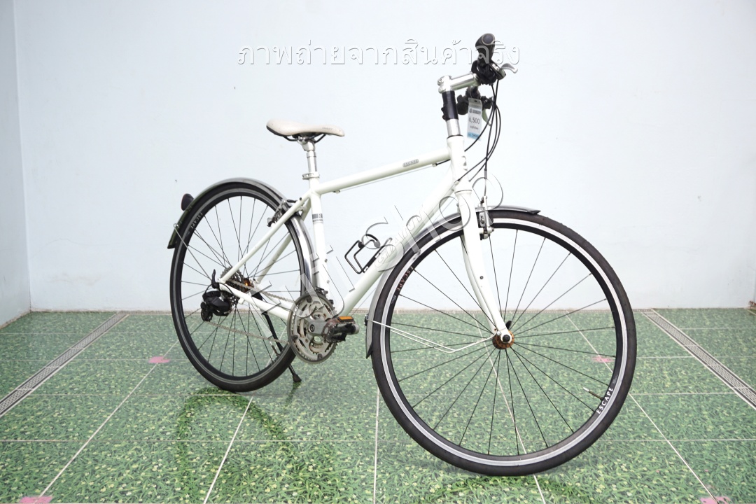 จักรยานไฮบริดญี่ปุ่น - ล้อ 700c - มีเกียร์ - อลูมิเนียม - Giant Escape R3 - สีขาว [จักรยานมือสอง]