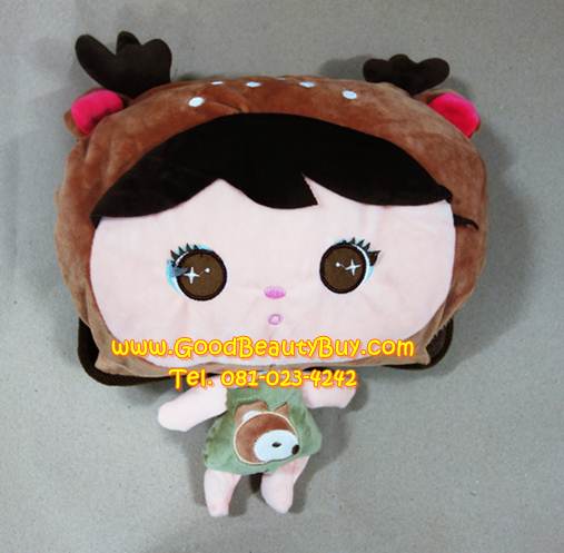 กระเป๋าน้ำร้อนไฟฟ้า ถุงน้ำร้อนไฟฟ้า รุ่นตุ๊กตา ผ้ากำมะหยี่แบบมือสวม (Body Warming Pad)