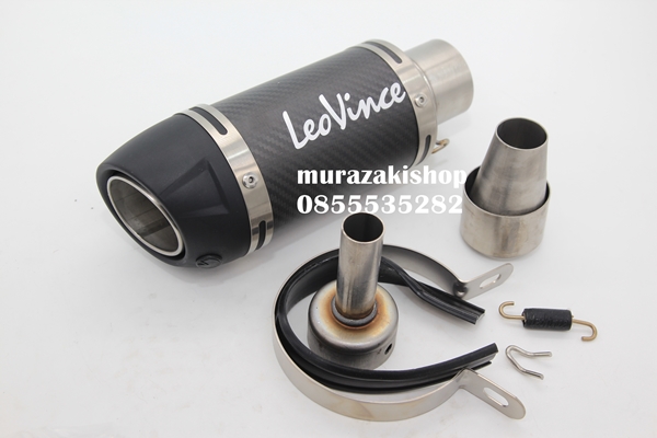 ปลายท่อleovince GP Corsa carbon Evo รหัส 9736 Eปลายยาว รหัส 9739 Eปลายสั้น แท้