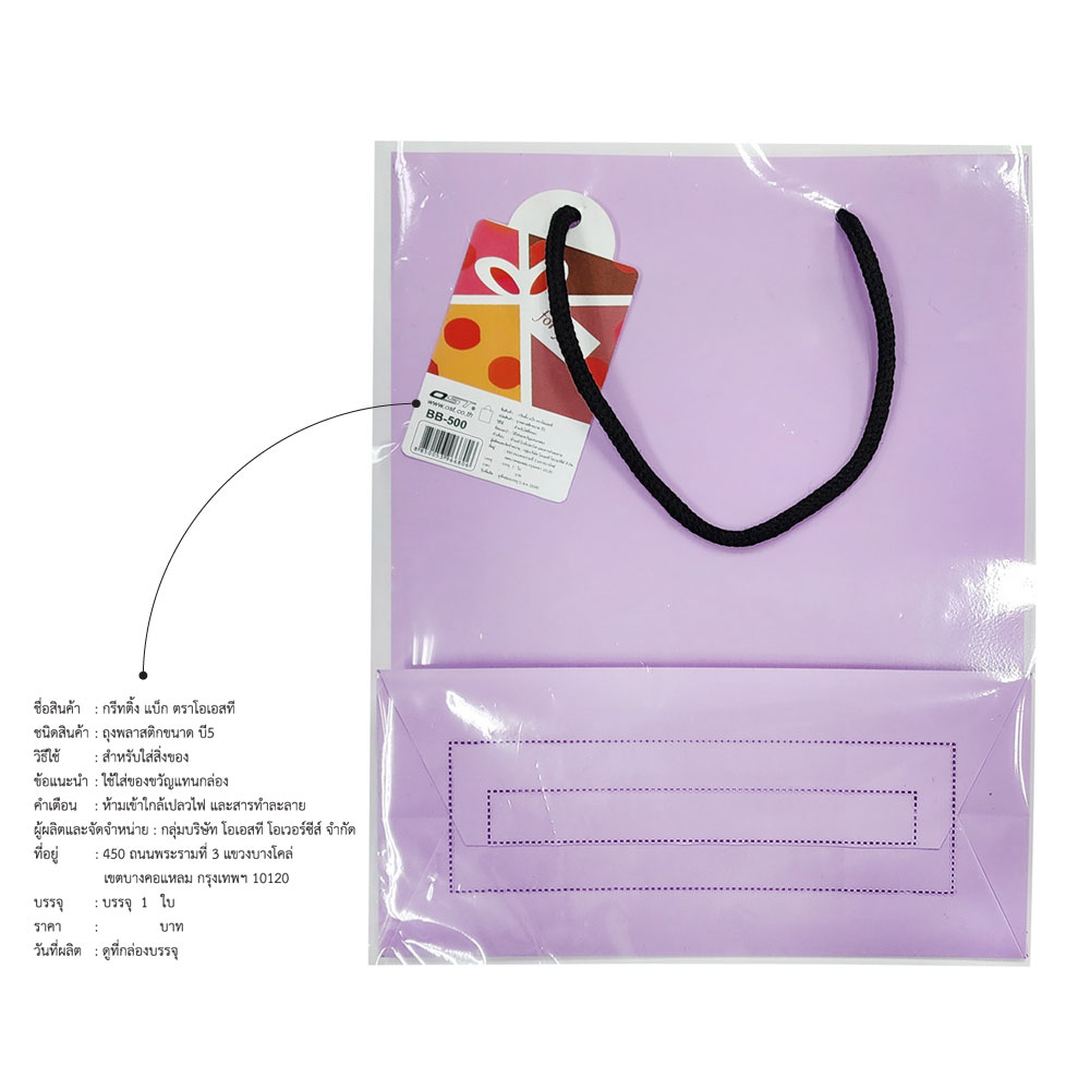 Shopping Bag B5 with rope handle BB-500