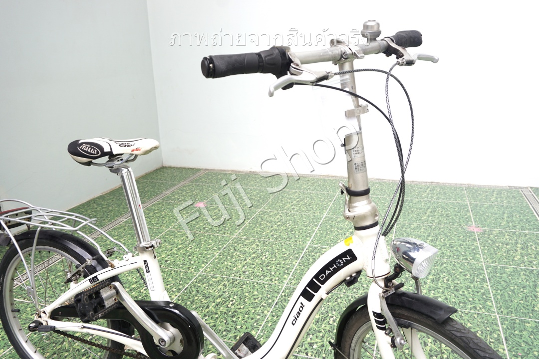 จักรยานพับได้ญี่ปุ่น - ล้อ 20 นิ้ว - มีเกียร์ - อลูมิเนียม - Dahon Ciao D3 - สีขาว [จักรยานมือสอง]