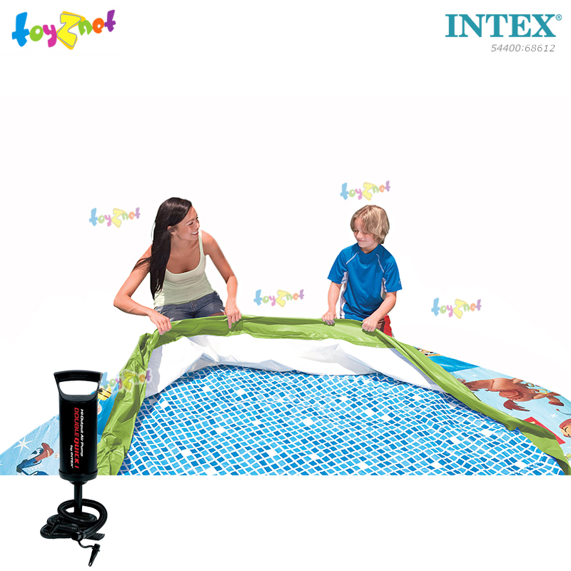 Intex Toy Story Easy Set Pool 6 ft. 1.83x0.51 m. No.54400 + DQI Air Pump