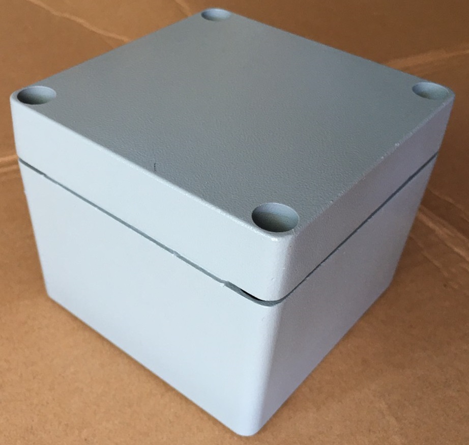 Tibox LV1010 กล่องอลูมิเนียม 100x100x80mm