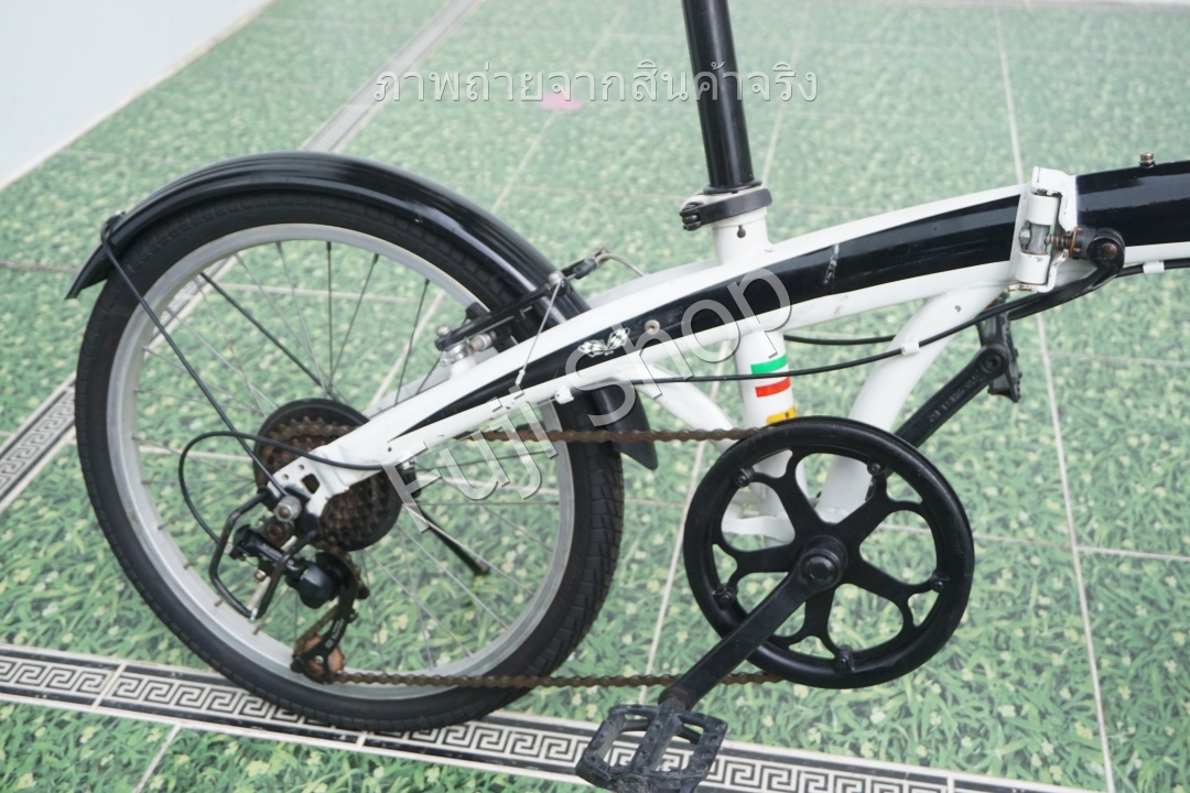 จักรยานพับได้ญี่ปุ่น - ล้อ 20 นิ้ว - มีเกียร์ - Ferrari - สีดำ [จักรยานมือสอง]