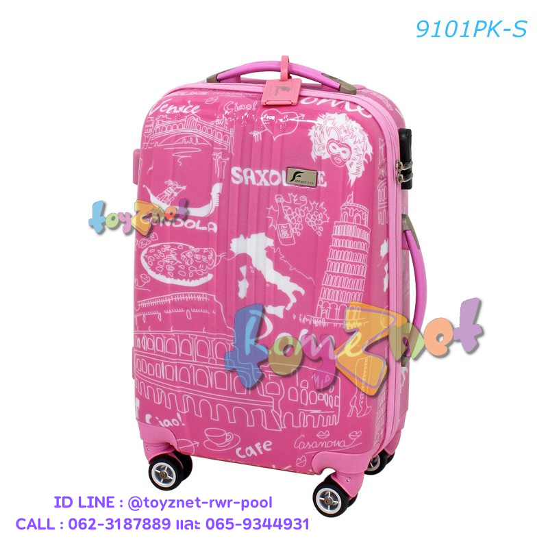 Fantastico Route 66 Suitcase 20in (51cm) - Pink no.9101PK-S