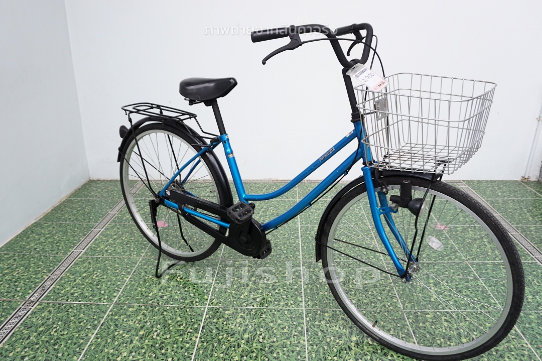 จักรยานแม่บ้านญี่ปุ่น - ล้อ 26 นิ้ว - ไม่มีเกียร์ - Fromage - สีฟ้า [จักรยานมือสอง]