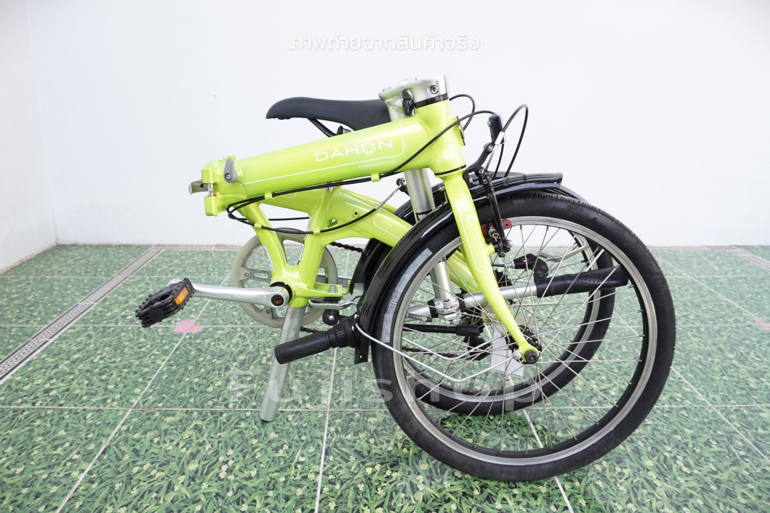จักรยานพับได้ญี่ปุ่น - ล้อ 20 นิ้ว - เกียร์ 7 สปีด - อลูมิเนียม - Dahon Vybe D7 - สีเขียว [จักรยานมือสอง]