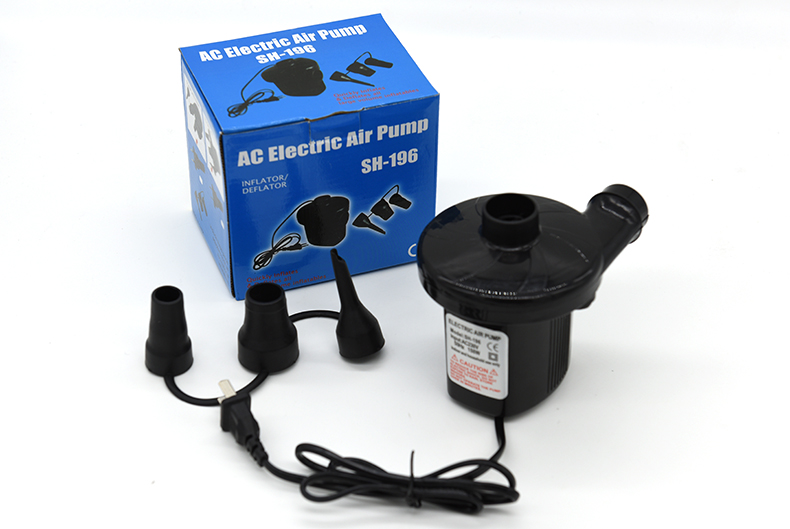 เครื่องสูบลมไฟฟ้า ที่สูบลมไฟฟ้า พกพาได้ พร้อมหัว 3 ขนาด - Electric Air Pump