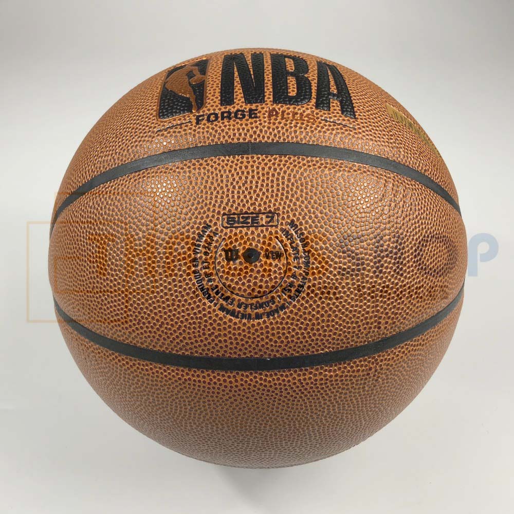 ลูกบาสเกตบอล Wilson NBA Forge Plus รหัส WTB8100XB07 บาสเกตบอลหนังPU Size 7 (ของแท้ 100%)