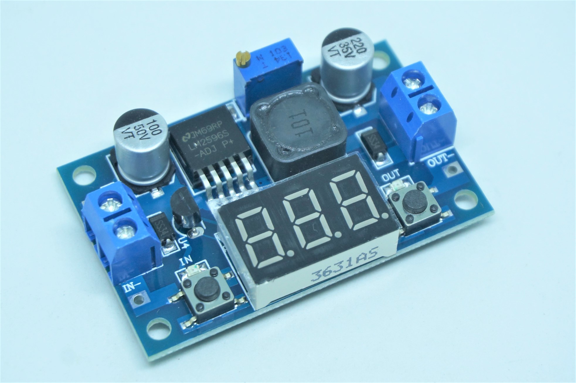 DC-DC Step Down LM2596 Module (3A) พร้อม LED แสดงแรงดัน