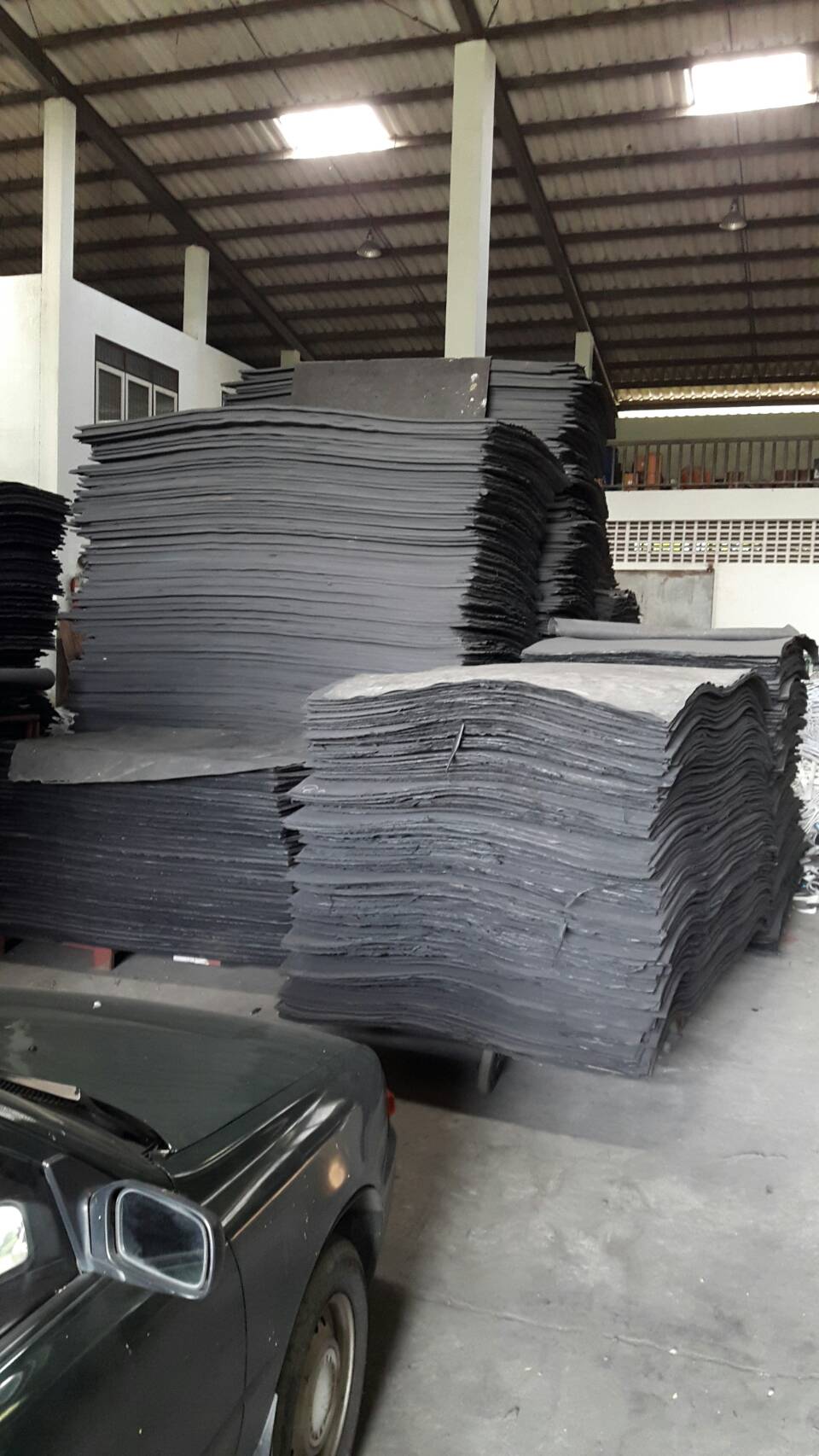 แผ่นยางEVA สีดำเรียบ หนา 8 mm. ขนาด 130*240 cm.