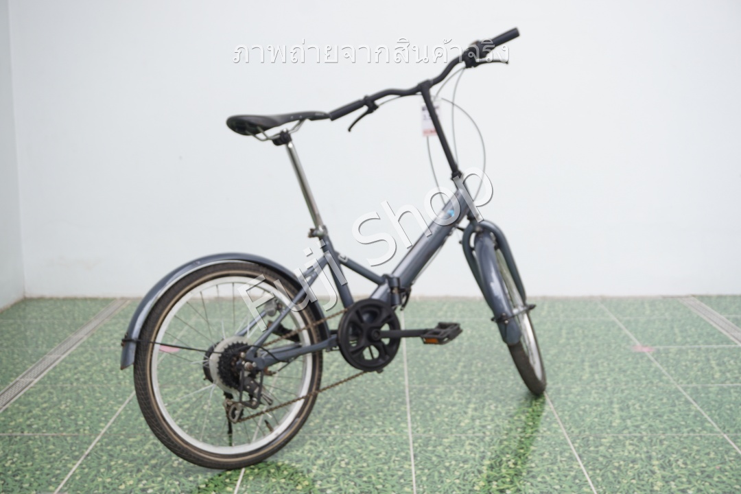 จักรยานพับได้ญี่ปุ่น - ล้อ 20 นิ้ว - มีเกียร์ - Three Stone - สีเทา [จักรยานมือสอง]