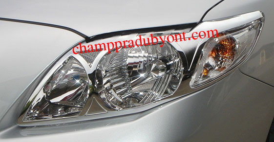 ครอบไฟหน้าโครเมี่ยม TOYOTA ALTIS 08-10