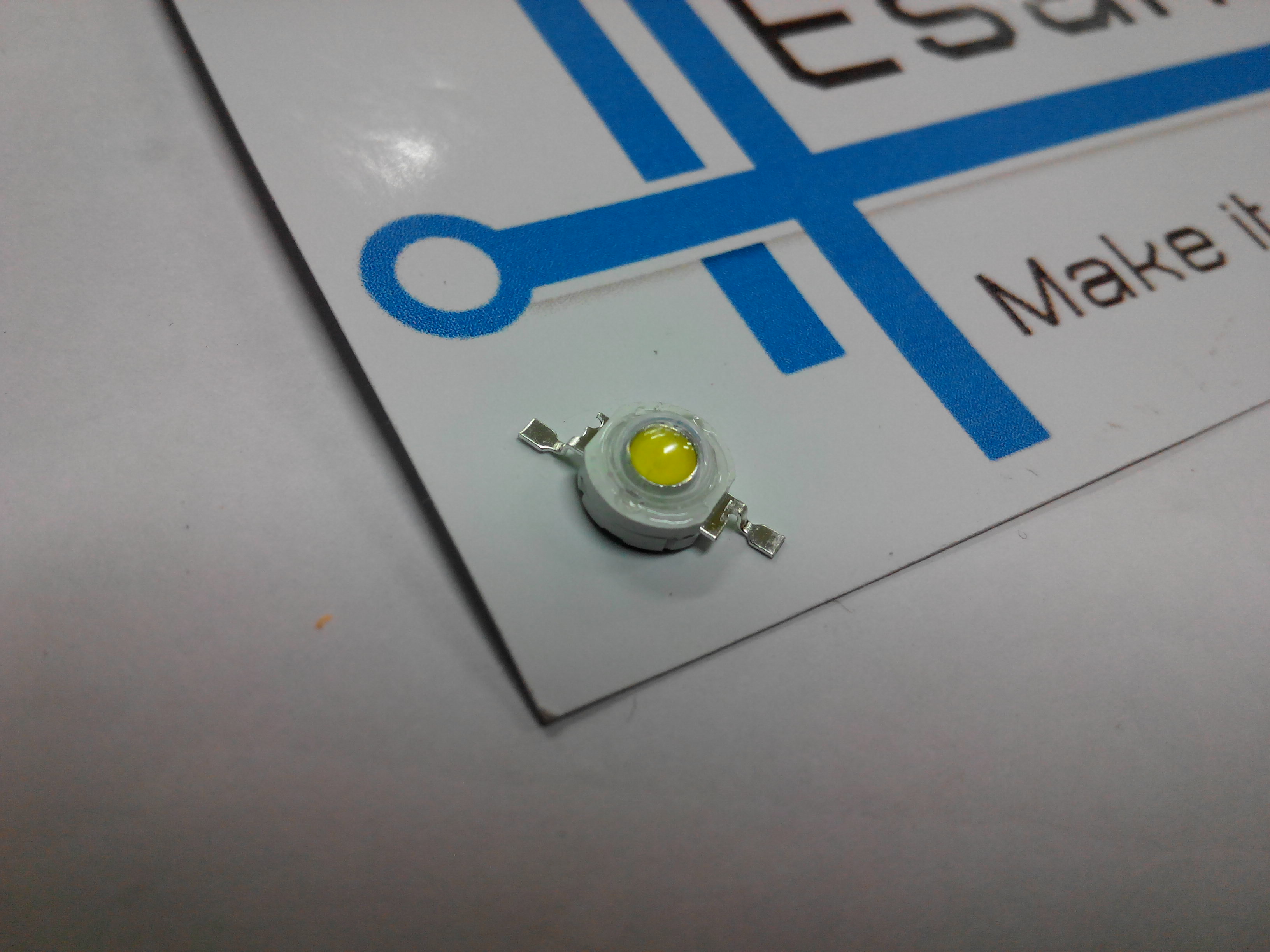 1W power LED แสงขาว แรงดัน 3.2-3.4V อัตราความสว่าง 100-120LM
