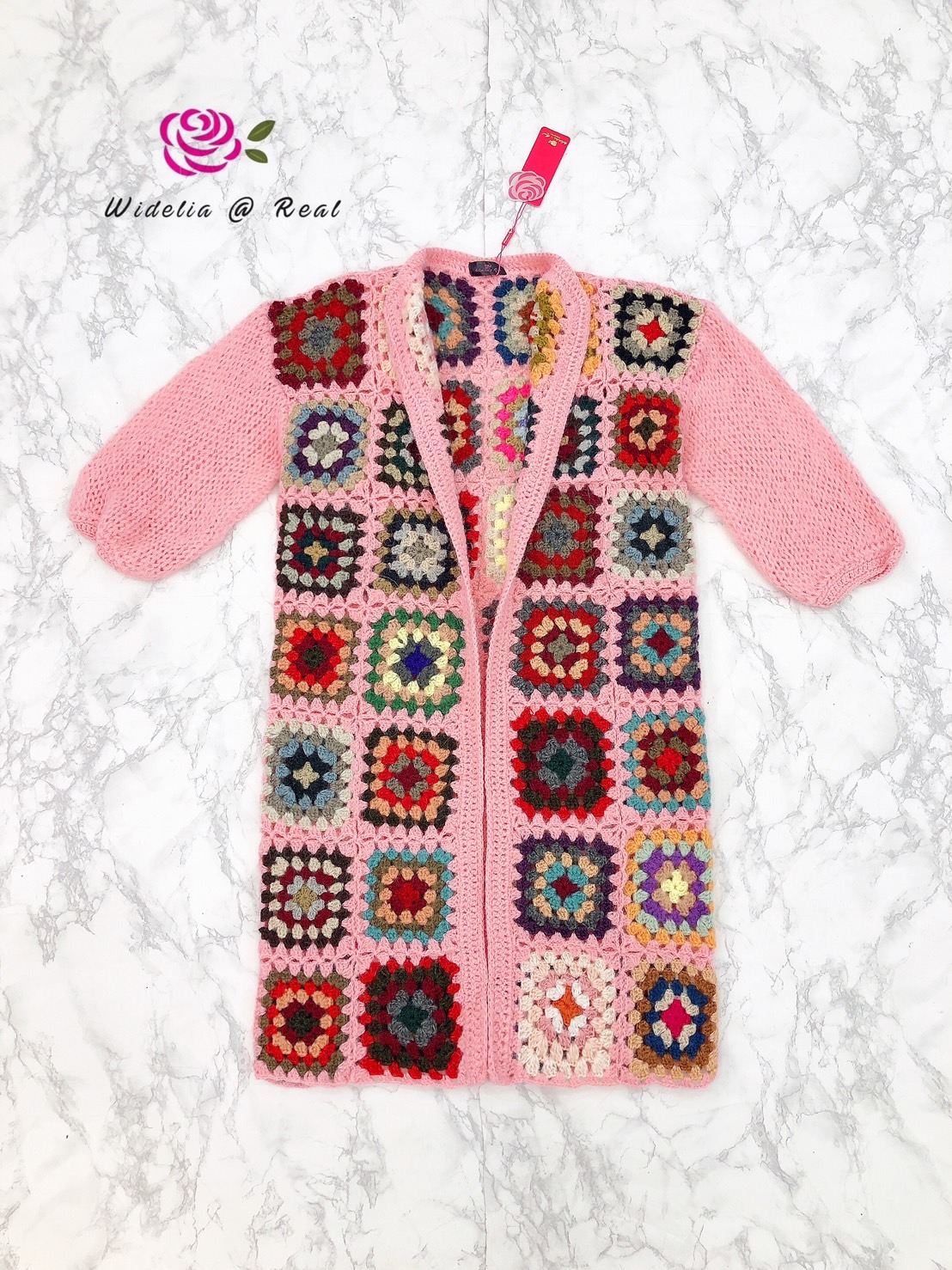 Korea Jacket แจ็คเก็ตตัวยาวสุดเก๋ (ชมพู)