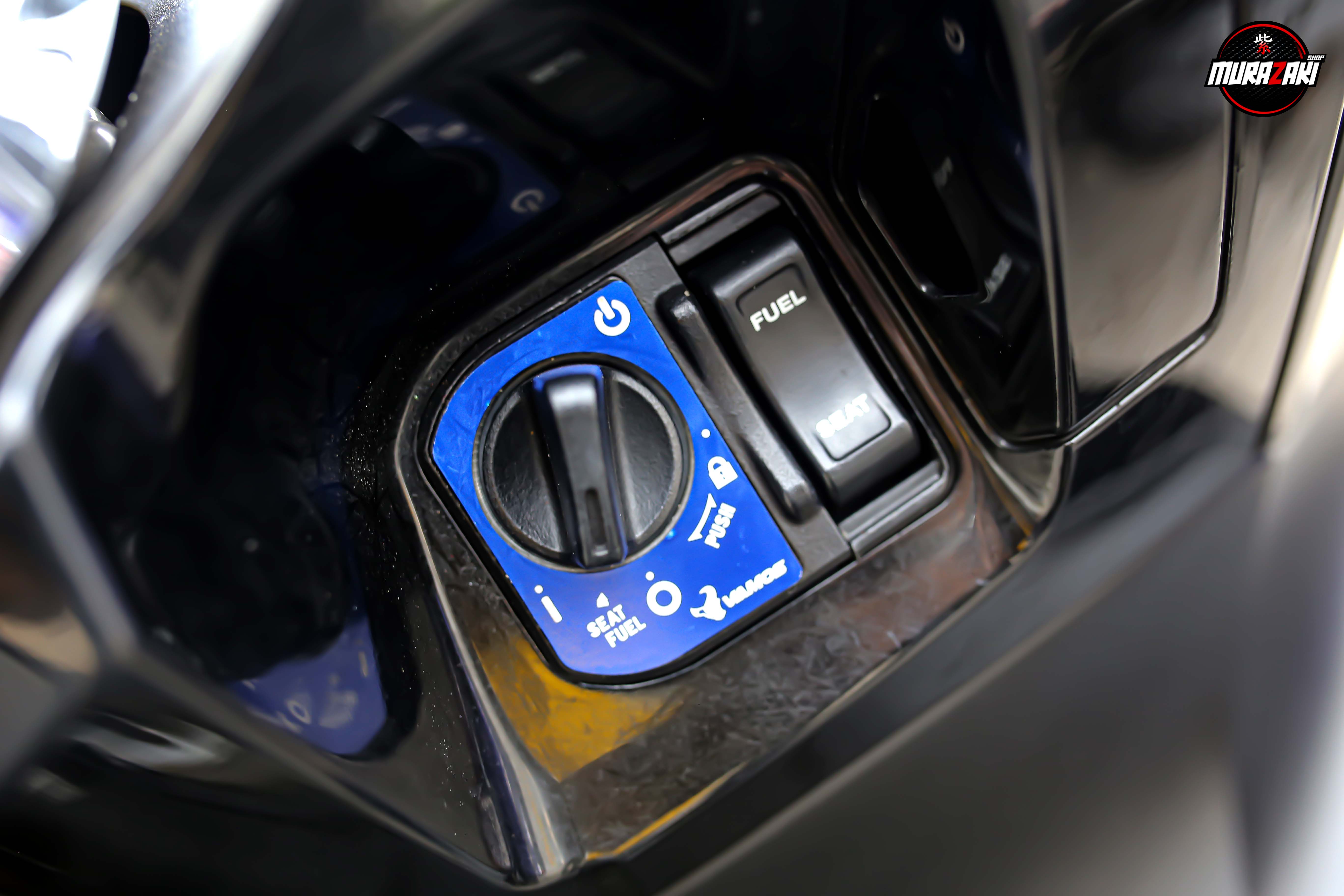 ครอบกุญเเจ VAMOS PCX160 ปี21-24,Lead125,Giorno,ADV160 มี 2 แบบ - อลูมิเนียม 110.- 5 สี น้ำเงิน , ม่วง , ดำ , เเดง , ทอง - สเเตนเลสสีชุบรุ้ง 120.-