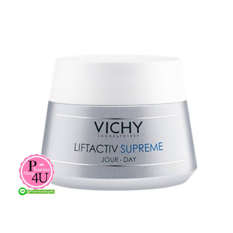 (ซื้อ 3 ราคาพิเศษ) ลดกว่า20% จาก 1900.- Vichy Liftactiv Supreme Day Cream 50ml วิชชี่ ลิฟท์แอคทีฟ เดย์ ครีมทาผิวหน้า 50มล. (สูตรกลางวัน) มอยซ์เจอไรเซอร์