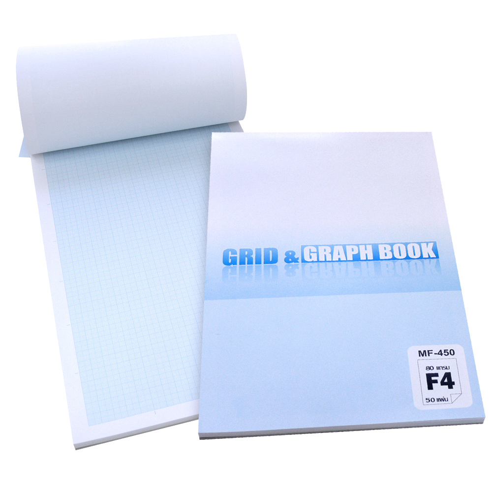 สมุดกราฟ Grid & Graph Book 80 แกรม