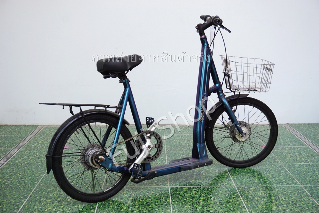 จักรยานญี่ปุ่น - ล้อ 20 นิ้ว - มีเกียร์ - อลูมิเนียม - Louis Garneau - สีน้ำเงิน [จักรยานมือสอง]