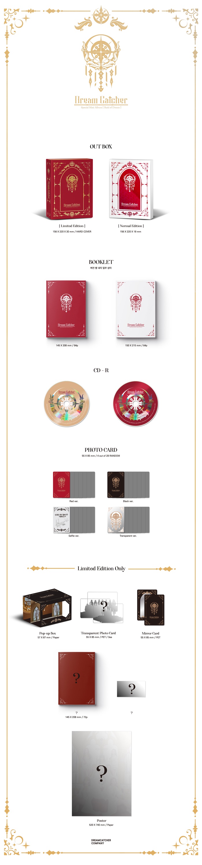 [PRE-ORDER] DREAMCATCHER - Special Mini Album "RAID OF DREAM"