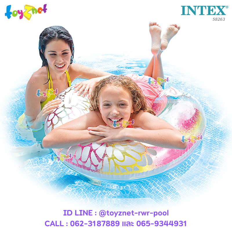 Intex Transparent Tube 38in (97cm) Shark no.58263