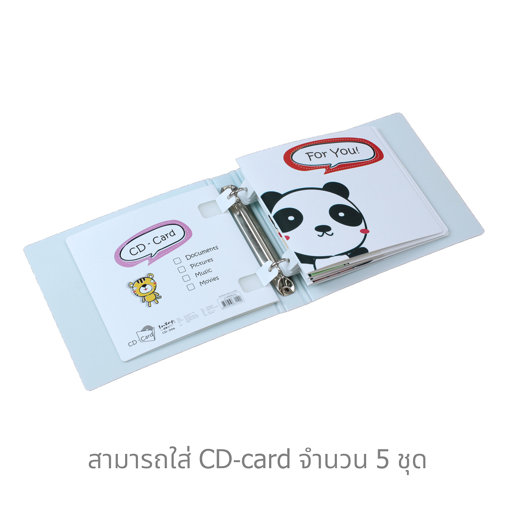 2-Ring Binder RB-712 CD-DVD storage